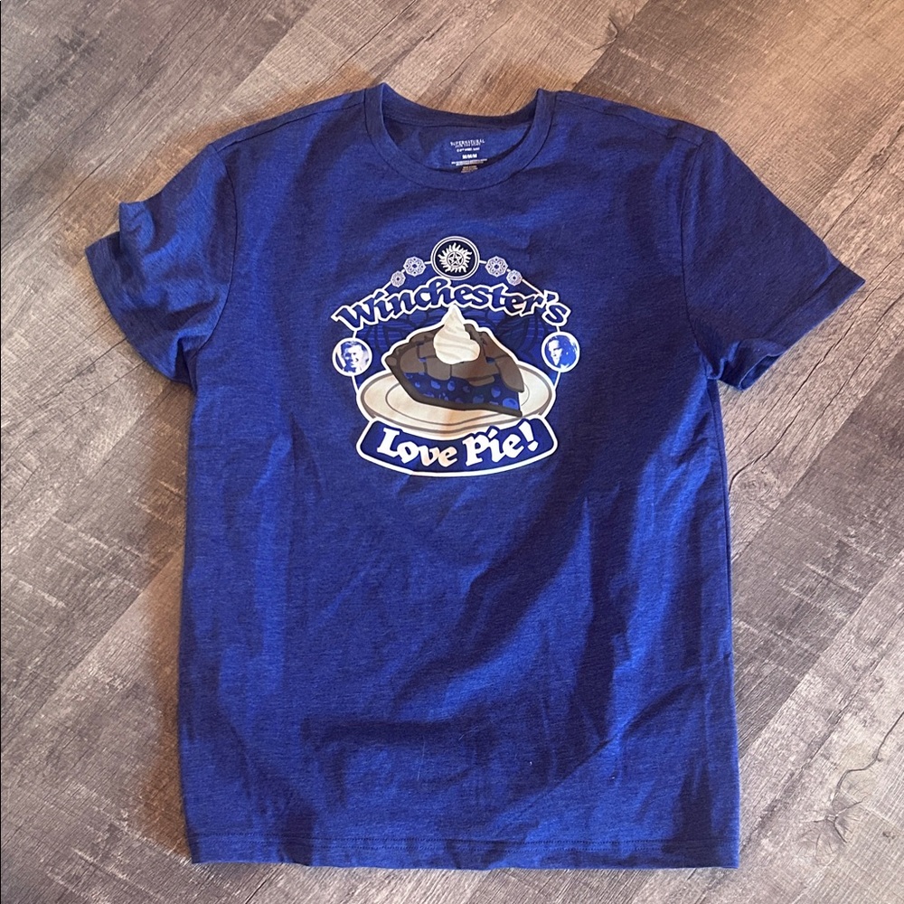 Supernatural Winchester pie T-shirt, size medium